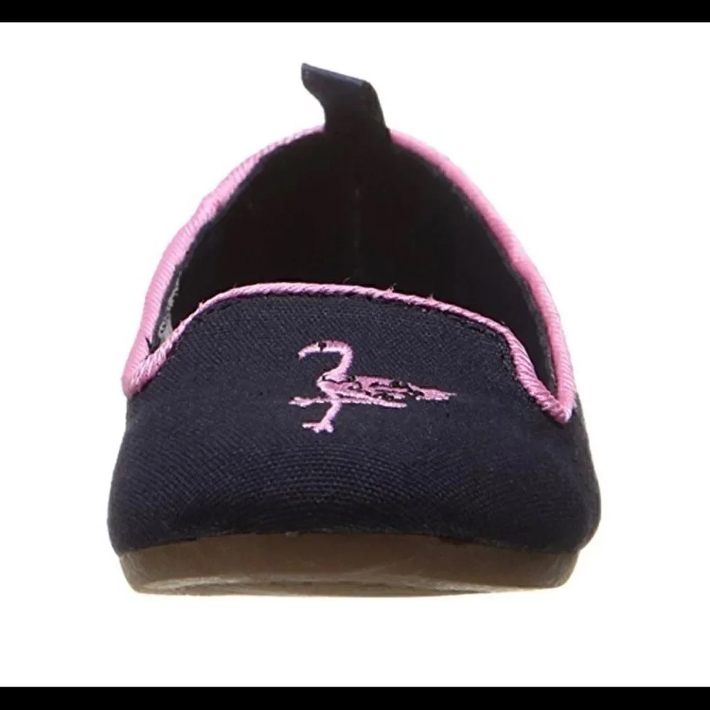 Oshkosh B’Gosh Flats , Navy Blue , Flamingo Pink